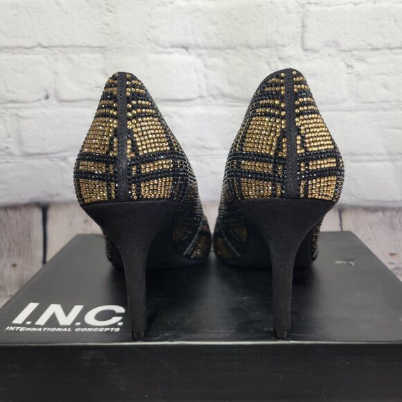 I.N.C. International Concepts Women's Zitah Embellished Pointed Toe Pumps - Picture 7 of 8